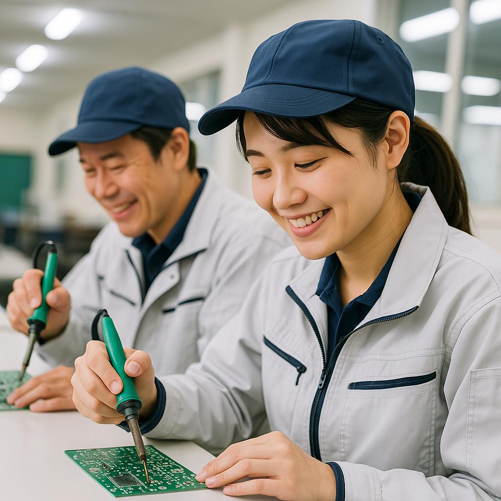 【前橋市総社町】時給1400円★経験を活かして働く半田付け