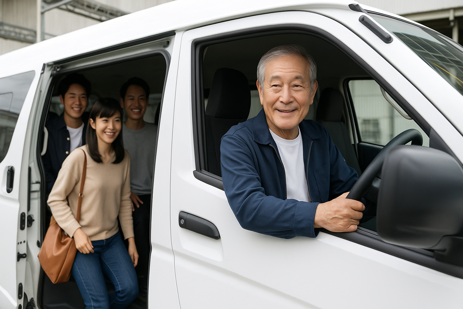 午後だけ！1日3時間の送迎業務｜普通免許でOK