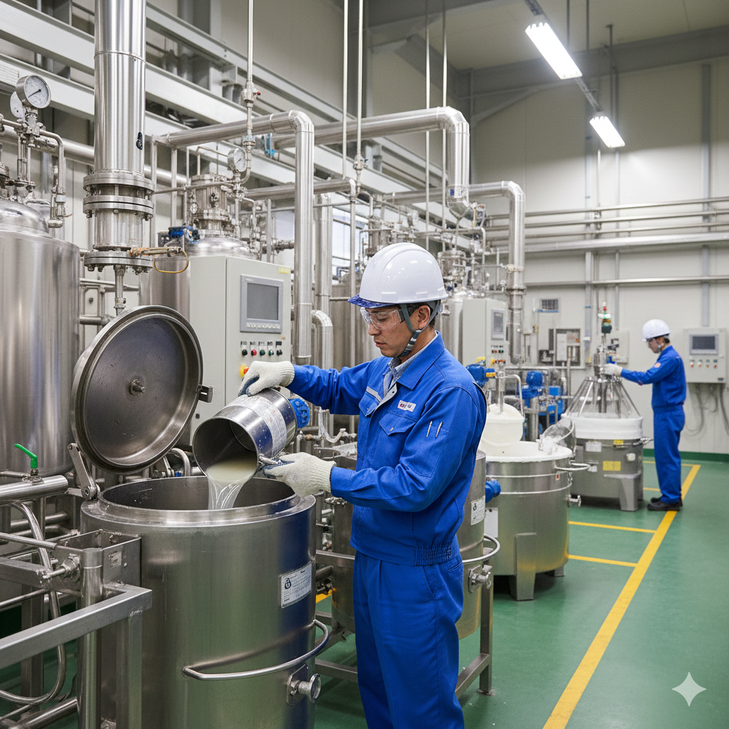 【2026.1～2026.3の短期／残業なし】原材料の充填・調合