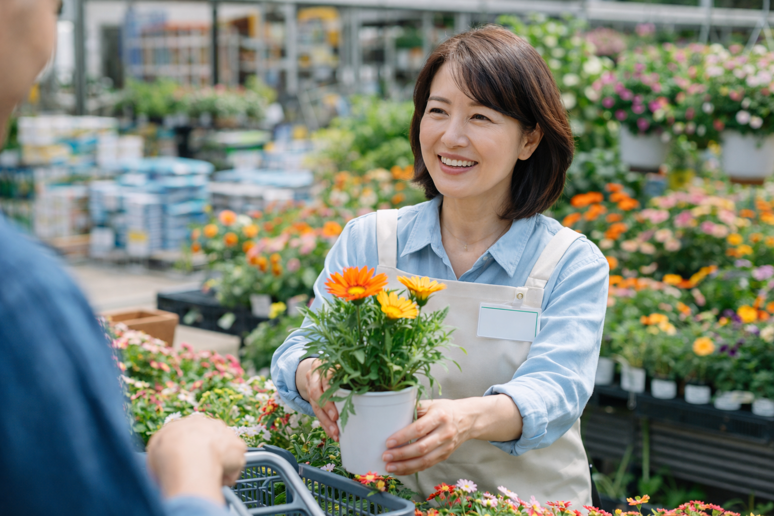 【前橋市】園芸店での短期レジスタッフ募集！